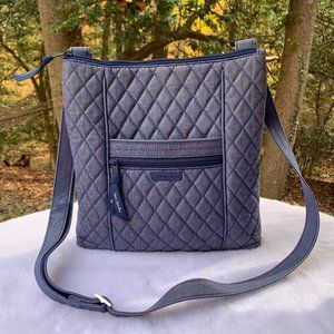 Vera Bradley Navy Blue Quilted Crossbody Bag